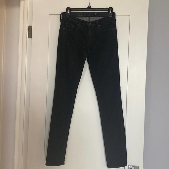 AG Adriano Goldschmied jeans black STILT cigarette jean Stretchy raw hem 26R
C - Picture 4 of 10